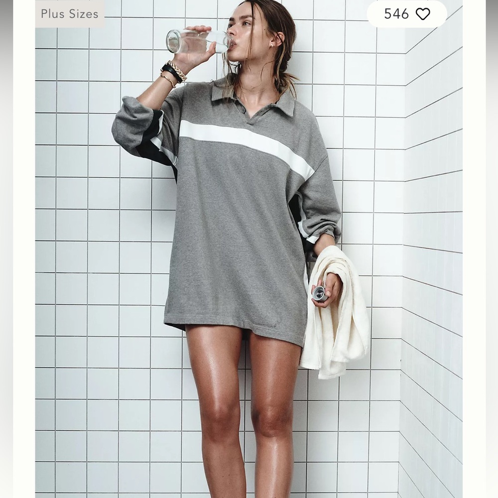 Gola x anthropologie team jersey dress